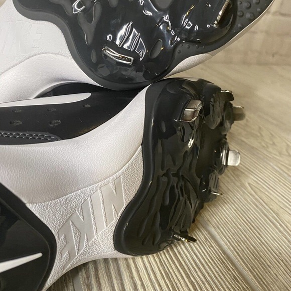 Nike Alpha Huarache Varsity 4 Low Metal Baseball Cleats Mens 10 Black DJ6516-010 main image 4